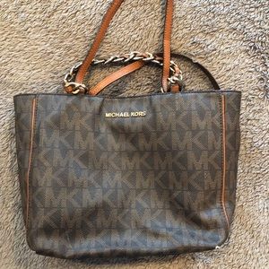 MICHAEL Michael Kors brown signature leather tote